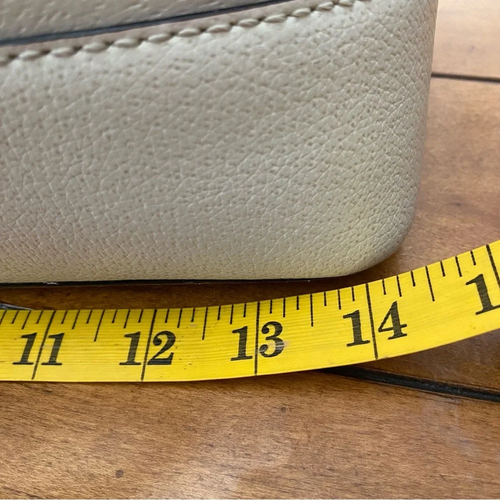 kate spade large Wellesley top handle handbag 14x11x5-inches cream pink lining - Picture 9 of 11